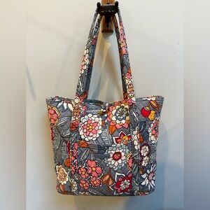 Vera Bradley Quilted Tote bag with toggle closure